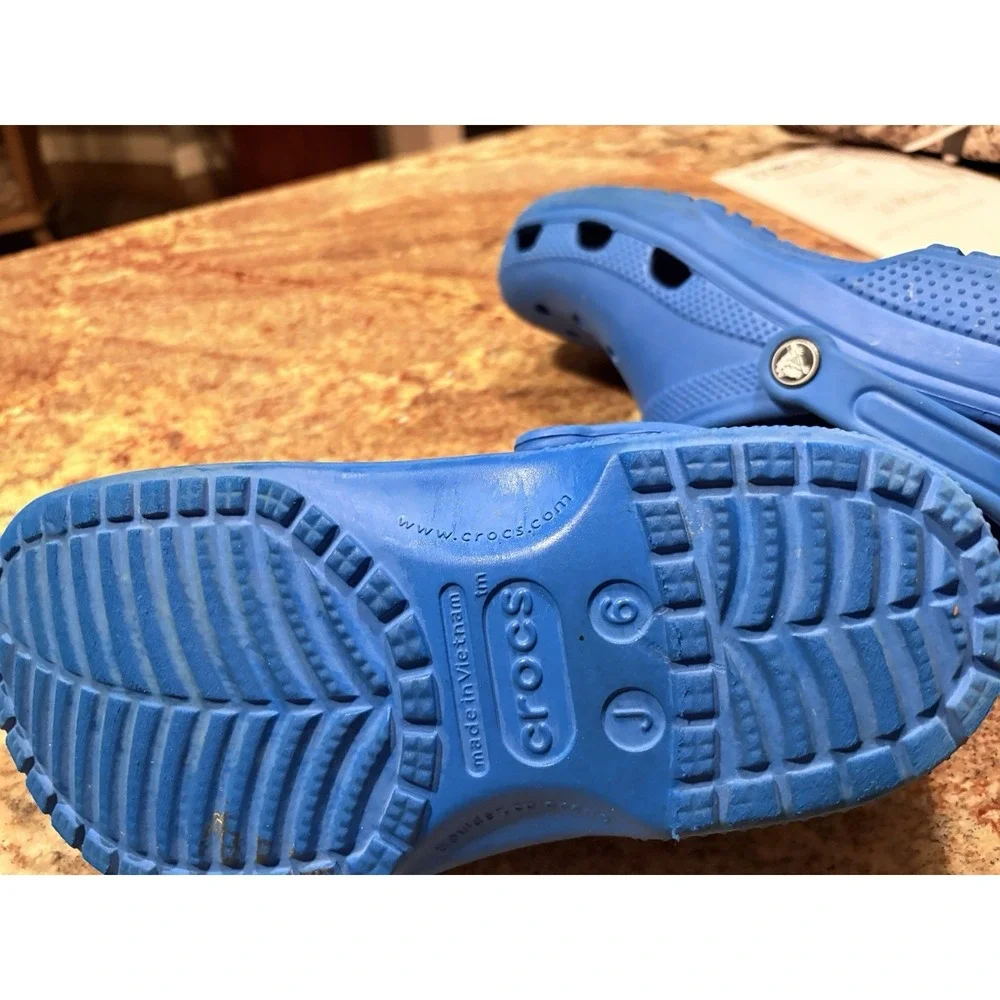 Crocs Children's Junior 6 Unisex Kids Clogs - Blue